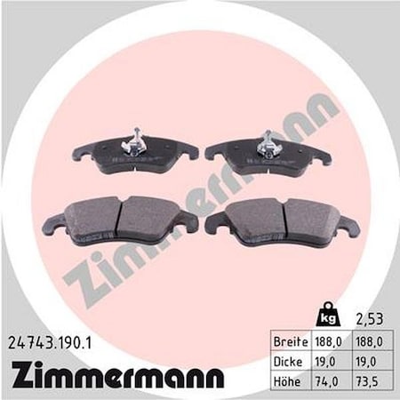 Brake Pad Set,247431901